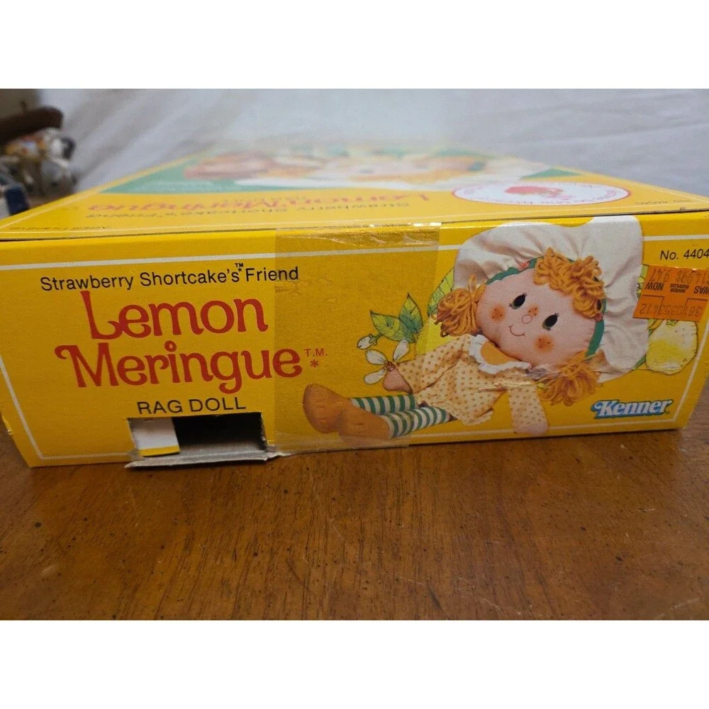 Lemon Meringue Strawberry Shortcake's Friend Rag Doll Kenner 1984 NIB Vintage